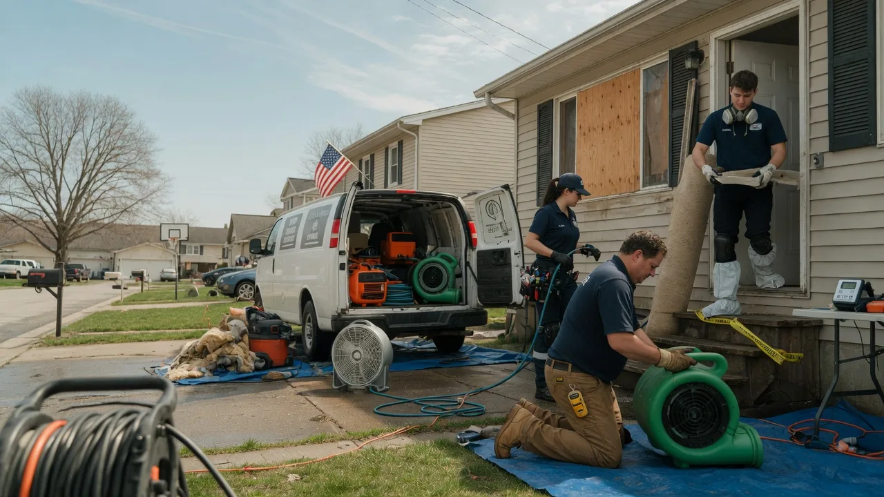Water Damage Restoration in Casstown, OH near me